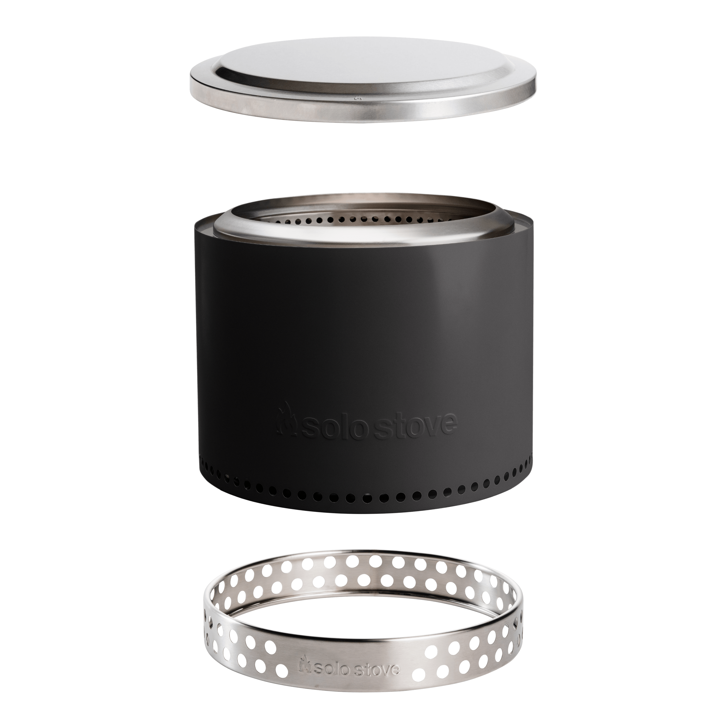 Bonfire Essential Bundle: Fire Pit, Lid, Stand Solo Stove