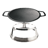 Yukon Cast Iron Wok Top + Hub