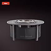 Summit 19.5'' Fire Pit + Surround Bundle
