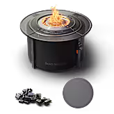 Infinity Flame Propane Fire Pit  + Surround Surface