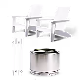 Yukon 27" Fire Pit Deluxe Deck Bundle