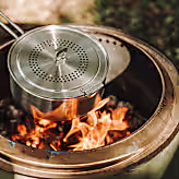 Fire Pit Popcorn Maker