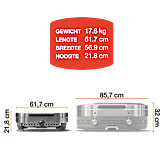 Steelfire 22” roestvrijstalen bakplaat