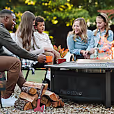 Yukon 27" Fire Pit + Surround Bundle