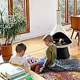 Lloyd Modern Gel Fuel Fireplace