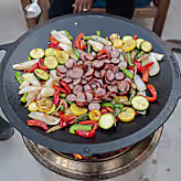Wok en Fonte Ranger 15" + Hub