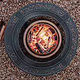 Yukon 27" Fire Pit + Surround Bundle