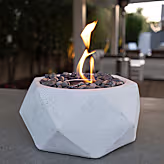 Geo Tabletop Fire Bowl