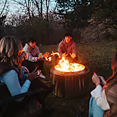 Canyon 30" Fire Pit + Stand Bundle