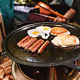 Bonfire 19.5" Cast Iron Griddle Cooking Bundle