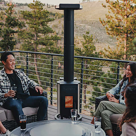 Tower Pellet Fueled Patio Heater Solo Stove