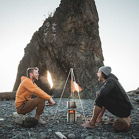 Campfire Camp Stove Gear Kit | Campfire, Two Pot Set, Tripod