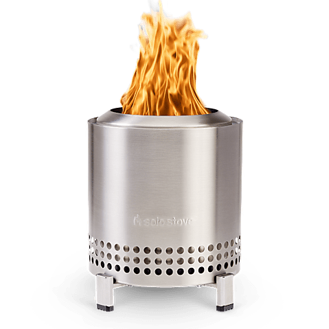 Mesa Tabletop Fire Pit - Dual Fuel, Smokeless, Portable Solo