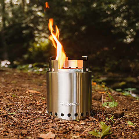 solo stove CAMPFIRE ポータブルキャンプストーブ Campfire Camp Stove - Portable. Stainless Steel. | Solo Stove