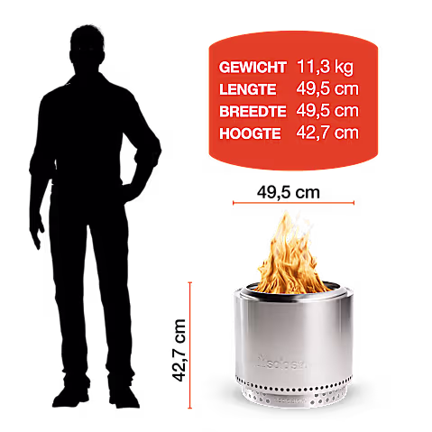 Bonfire 19.5" + Surround Tafel