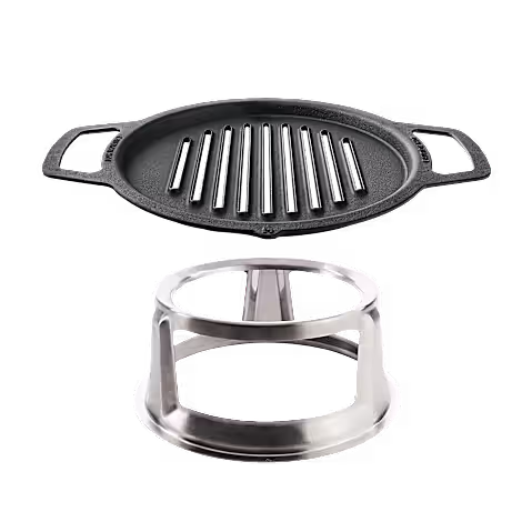 Ranger 15" Cast Iron Grill Top + Hub