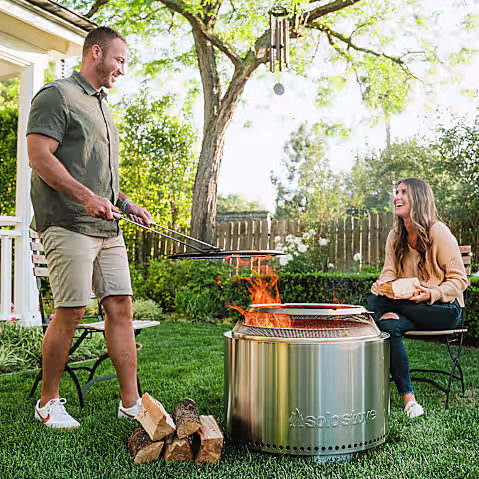 Yukon 27" Fire Pit Backyard Bundle