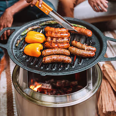 Bonfire 19.5" Cast Iron Grill Top + Hub