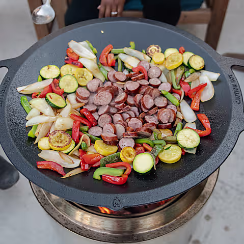 Wok en Fonte Ranger 15" + Hub