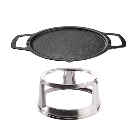 Ranger 15" Cast Iron Griddle Top + Hub