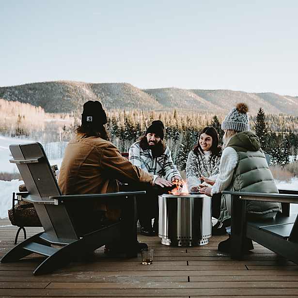 Classic Fire Pit with Stand: Enhance Your Outdoor Experience Solo