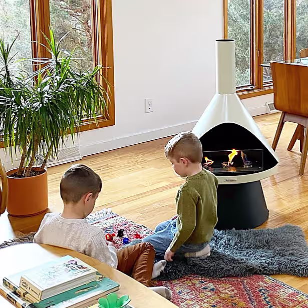Lloyd Modern Gel Fuel Fireplace