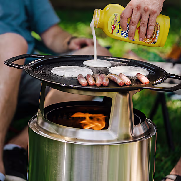 Ranger 15" Cast Iron Griddle Top + Hub