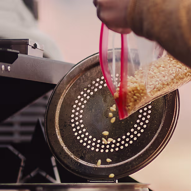 Fire Pit Popcorn Maker
