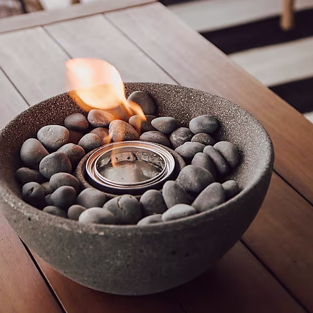 Basin Tabletop Fire Bowl