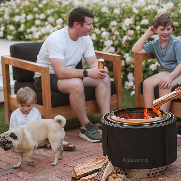 Yukon 27" Fire Pit + Surround Lite Bundle