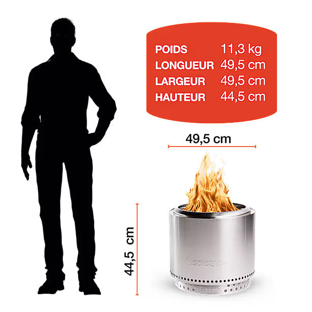 Bonfire 19.5" + Support