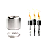 Bonfire 19.5" Fire Pit + Torches Bundle