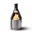 Bonfire 19.5" Fire Pit Stainless Steel + Ash Chiminea Topper