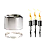 Yukon 27" Fire Pit + Torches Bundle