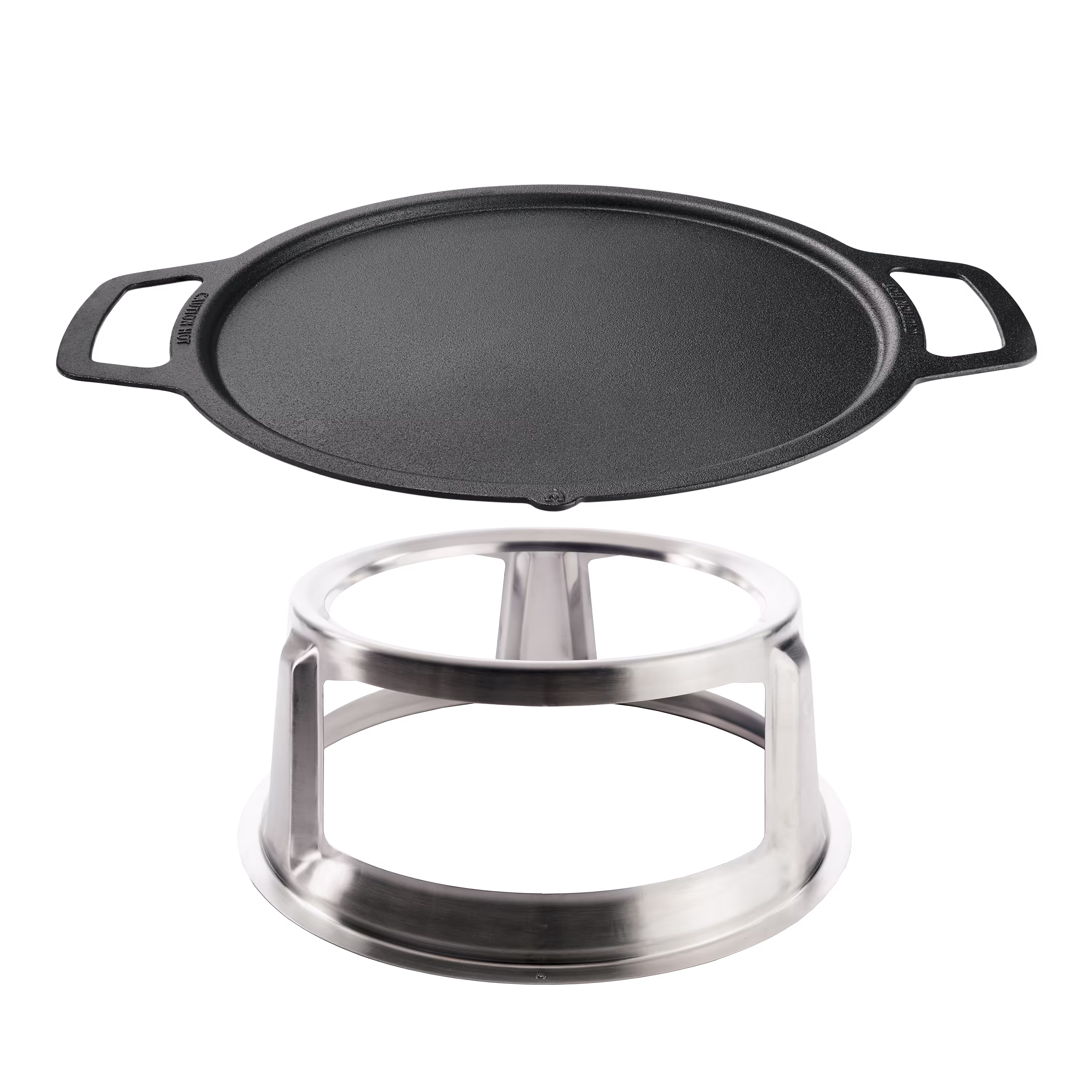 Bonfire 19.5" Cast Iron Griddle Top + Hub