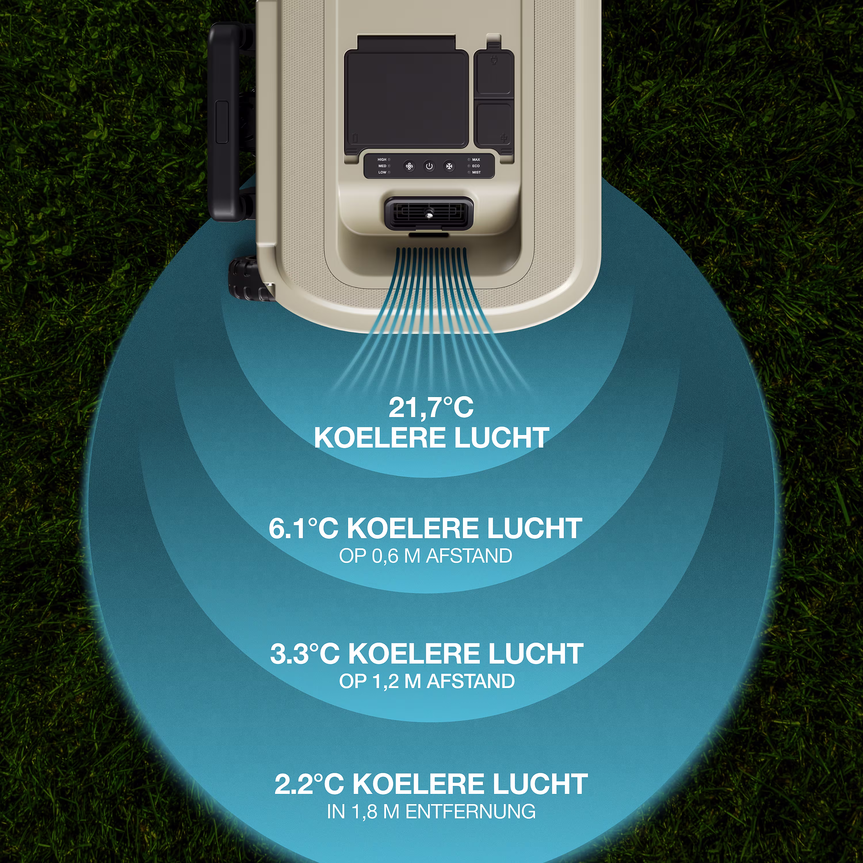 Windchill 30 Koelbox + Mobiele airco