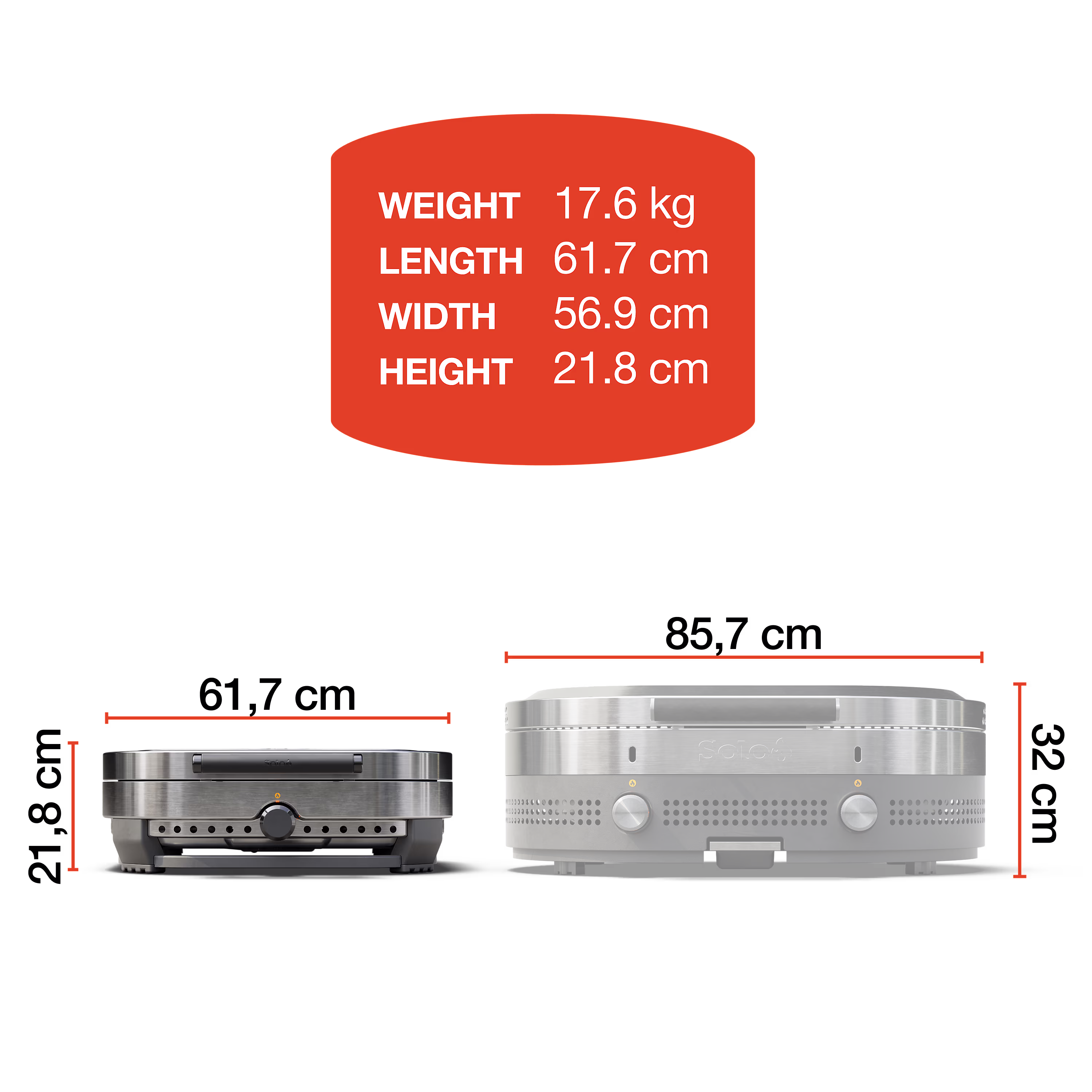Steelfire 22" Stainless Griddle