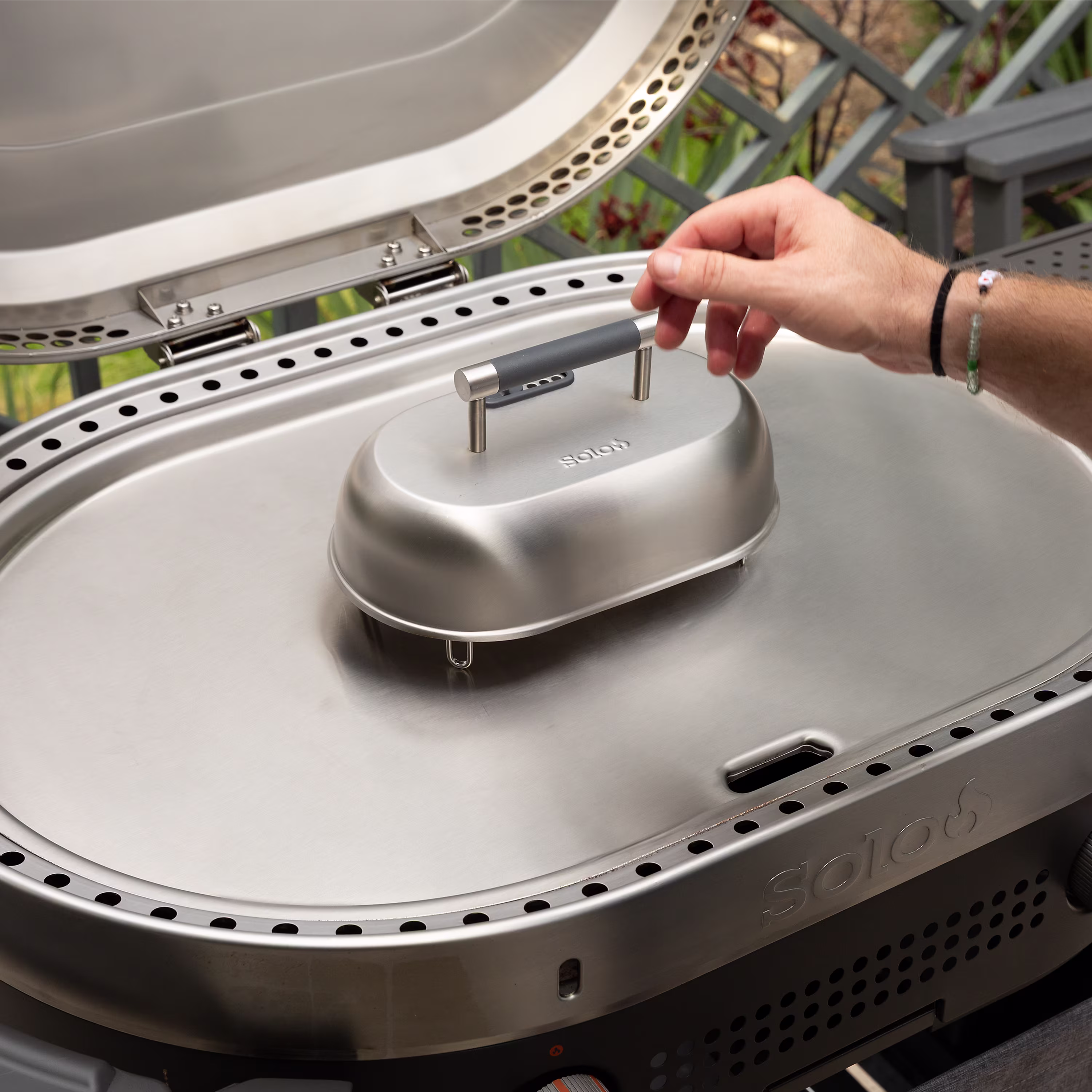 Steelfire Griddle Steam Dome Duo