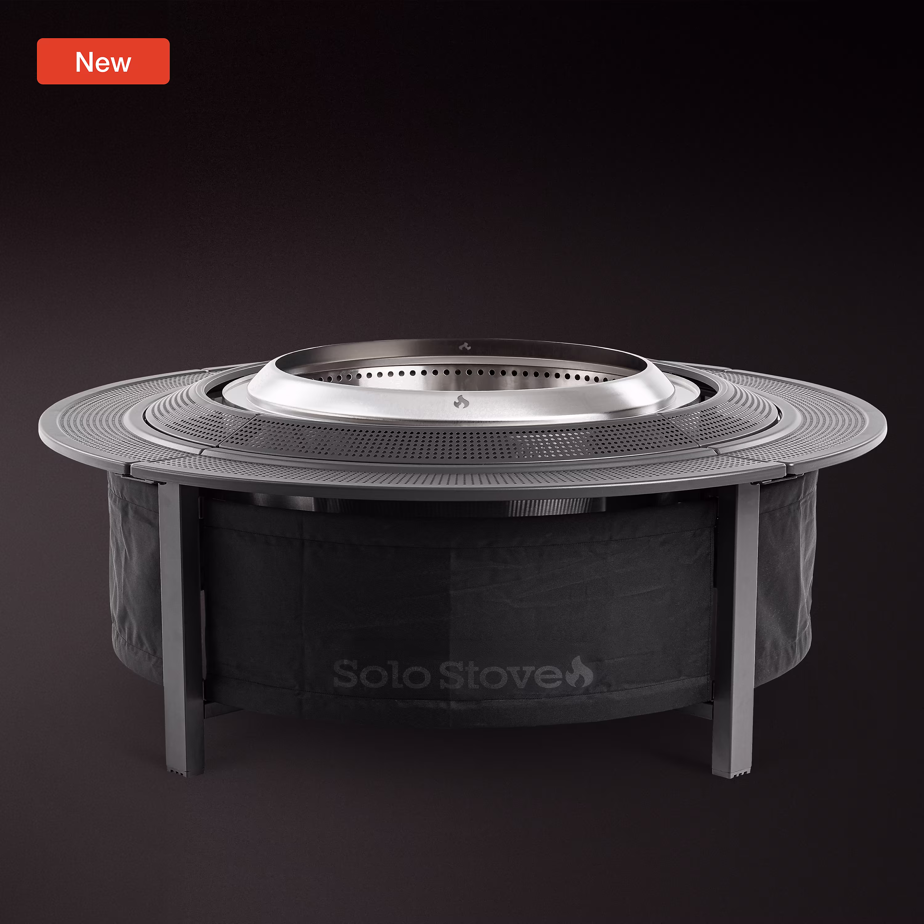 Summit 27'' Fire Pit + Surround Bundle