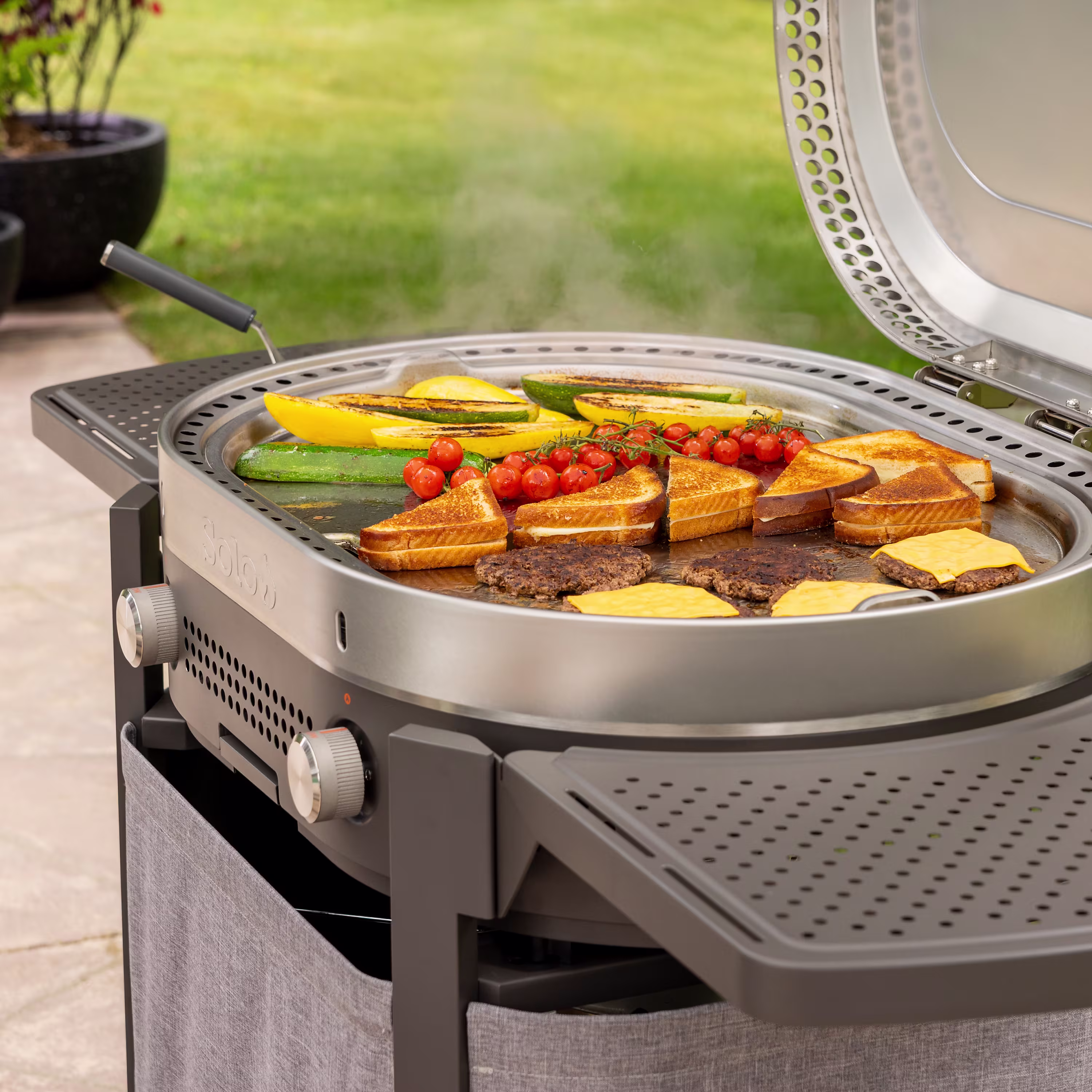 Steelfire 30” Plaque en acier inoxydable