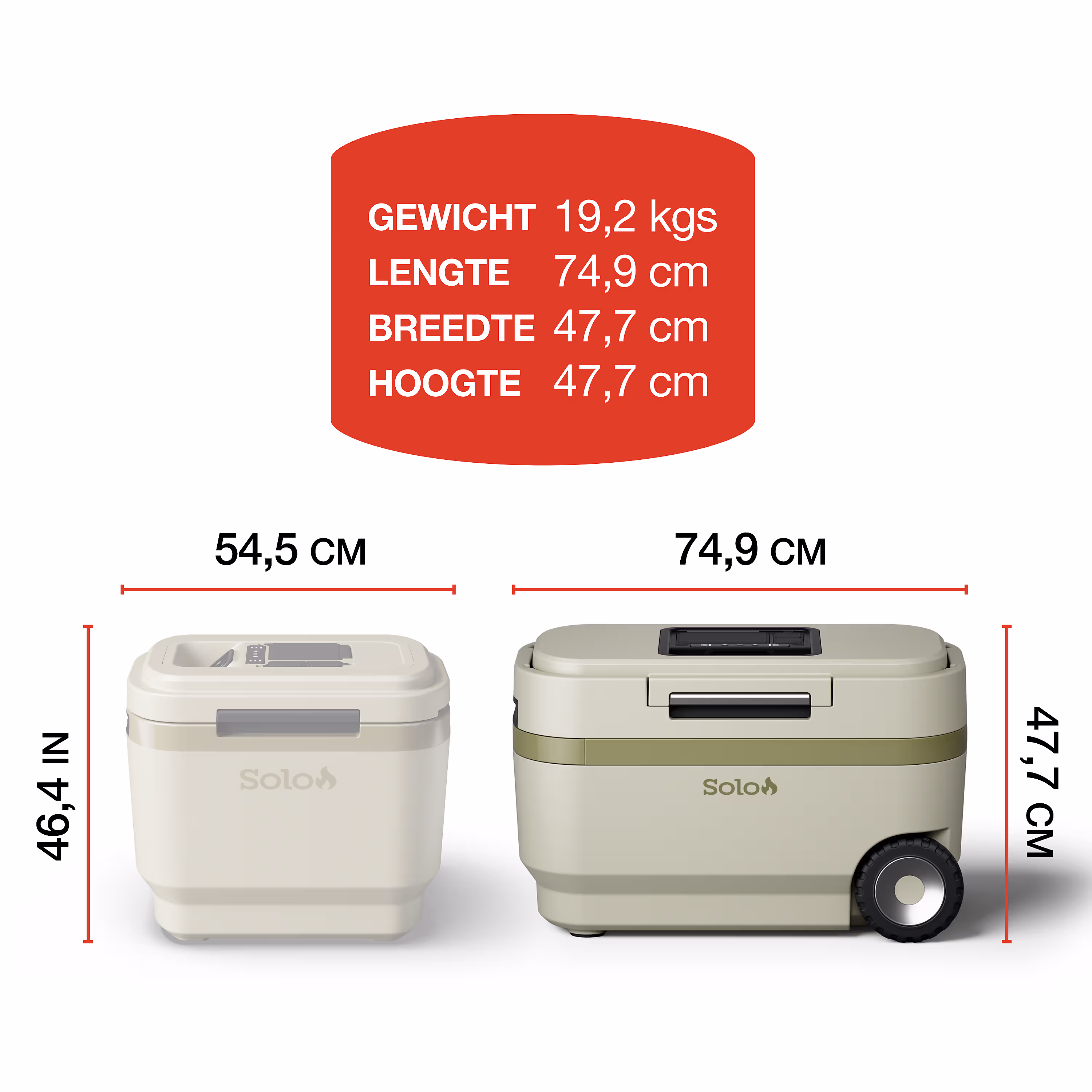Windchill 47 Koelbox + Mobiele airco