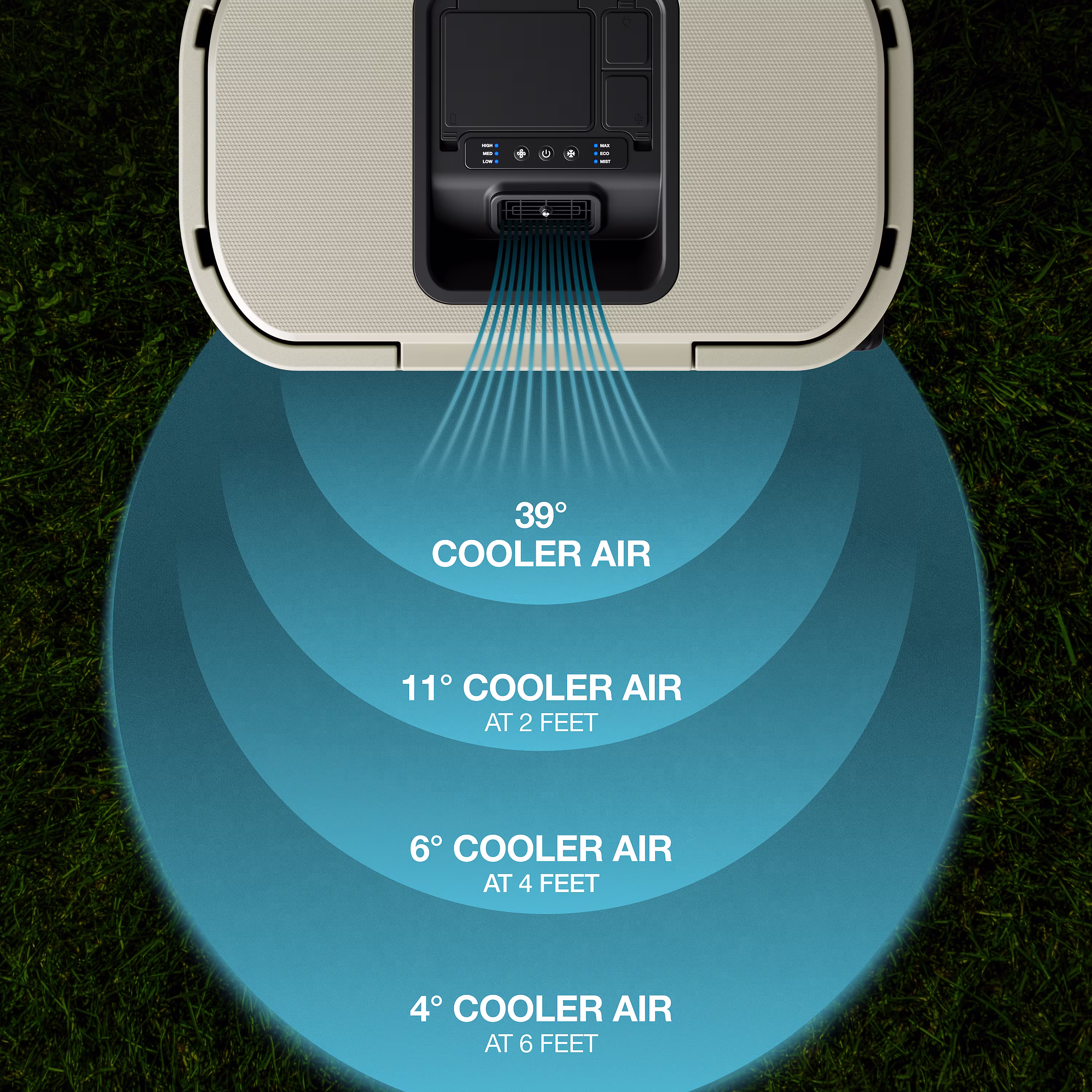 Windchill 47 Cooler + Mobile A/C