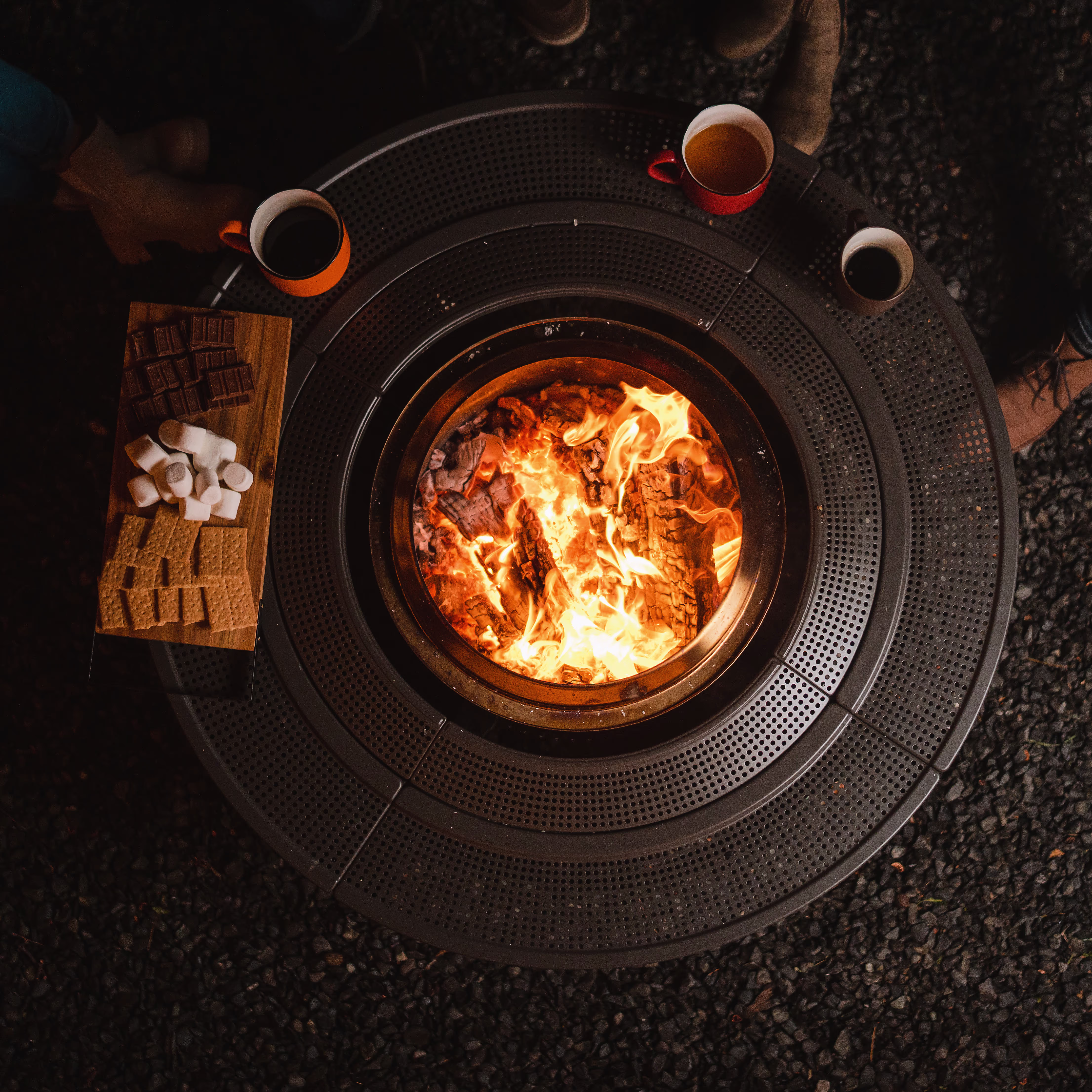 Brasero Bonfire 19.5" + Table Surround