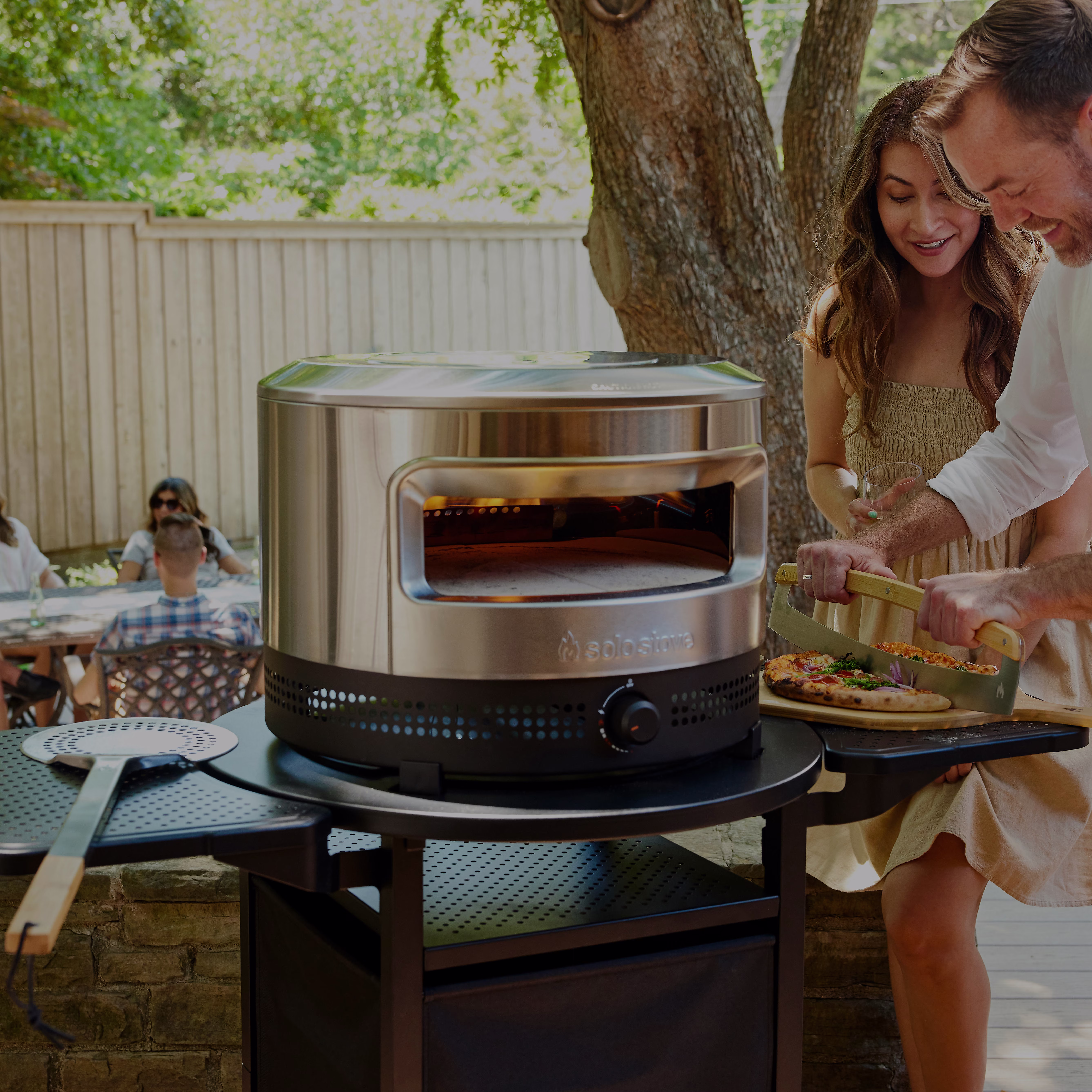 Pizza Oven Cart