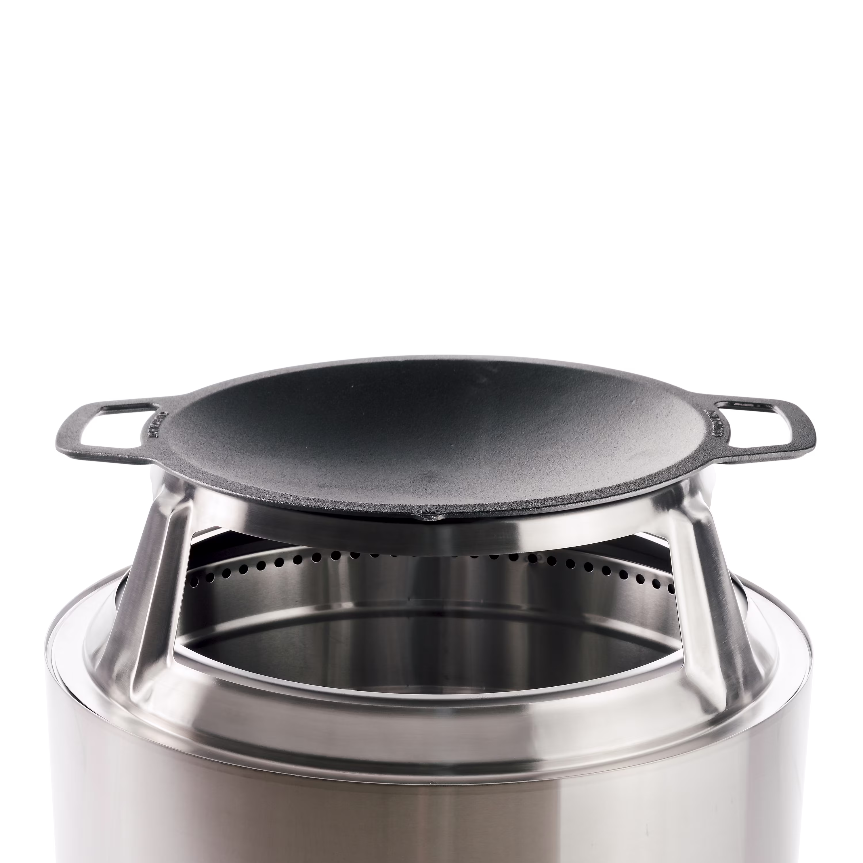 Yukon 27" Cast Iron Wok Top + Hub