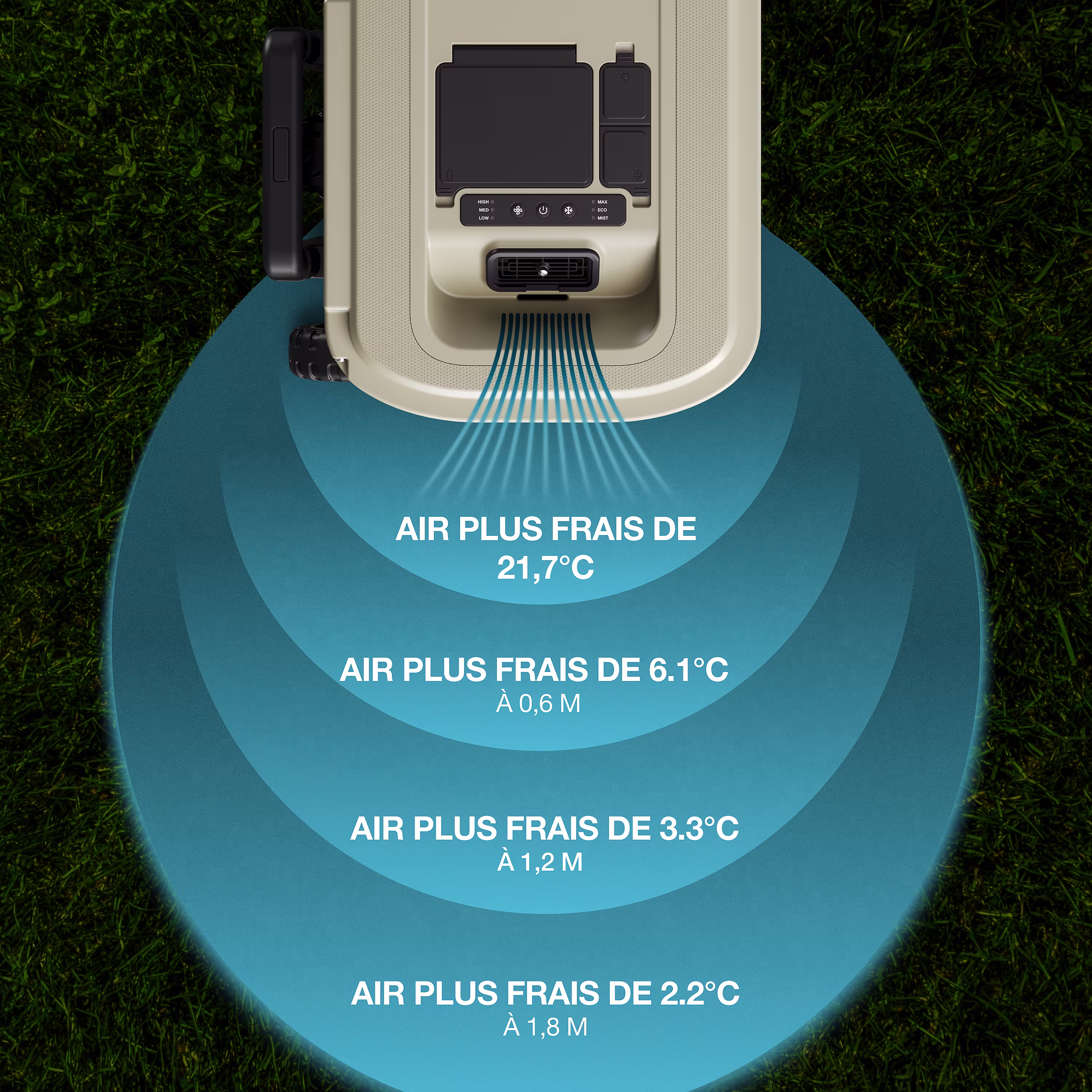 Windchill 30 Glacière + Climatiseur Portable