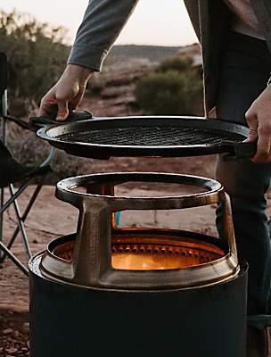 Ranger Cast Iron Grill Top + Hub | Fire Pit Cast Iron Cooking Solo Stove