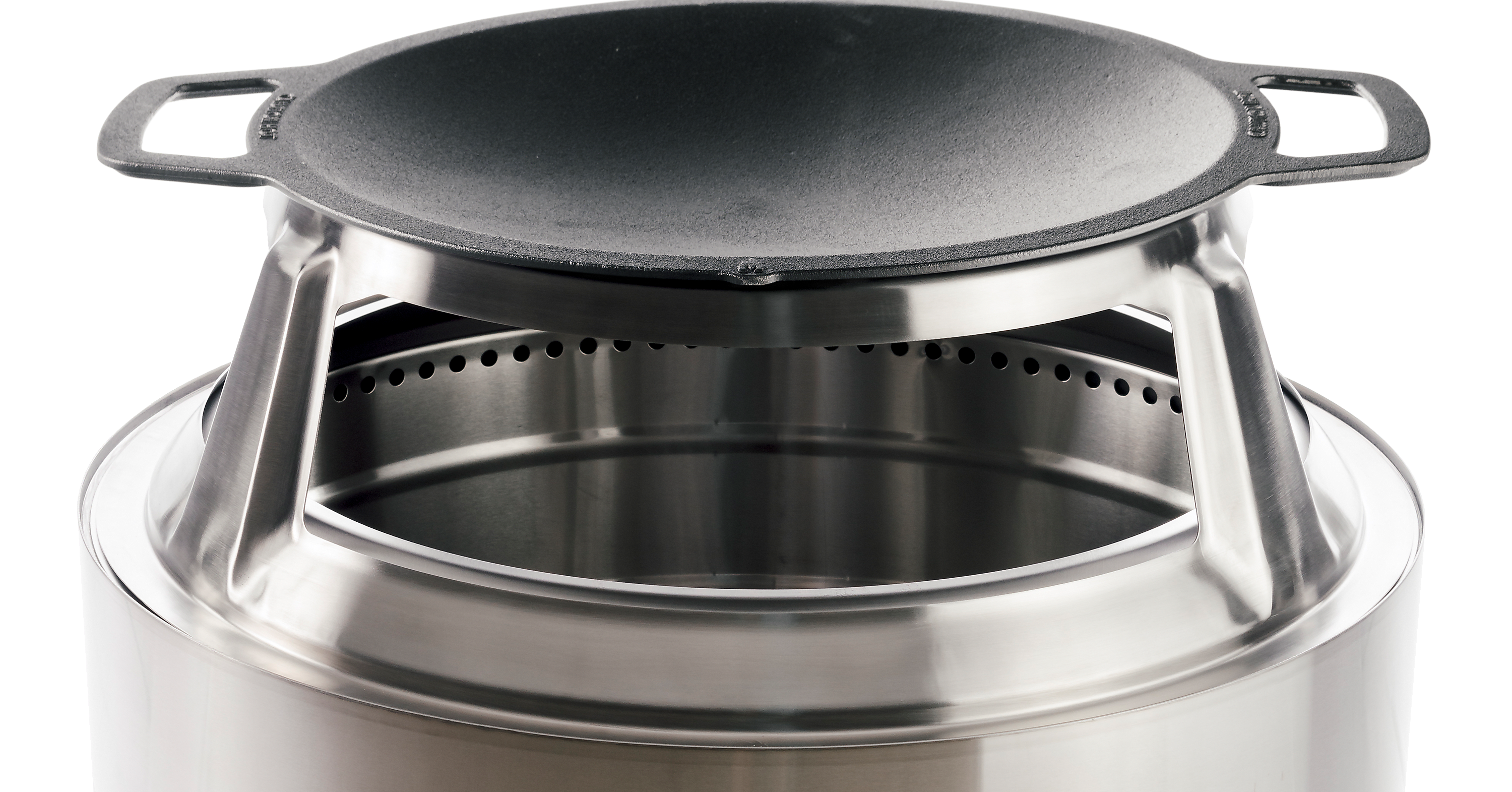 Yukon Cast Iron Wok Top + Hub