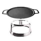 Bonfire 19.5" Cast Iron Griddle Top + Hub