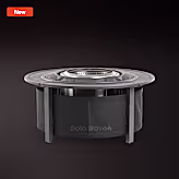Summit 19.5'' Fire Pit + Surround Bundle